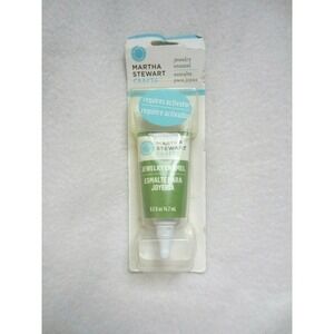 Martha Stewart Jewelry Enamel 35240 Olive Green New